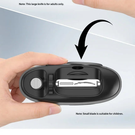 2 IN 1 Electric Nail Clipper Cutter with LED Light Magnifying Glass Automatic Nail for Baby Adult Mini Manicure Tools Nail Care