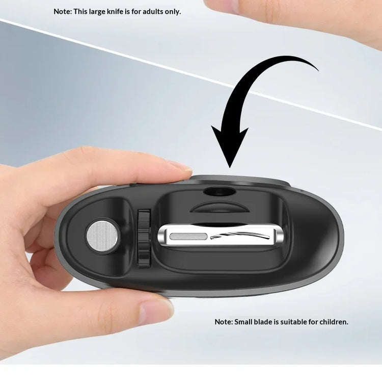 2 IN 1 Electric Nail Clipper Cutter with LED Light Magnifying Glass Automatic Nail for Baby Adult Mini Manicure Tools Nail Care