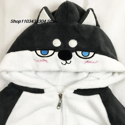 DTR Totoro cosplay sweater Kawaii Hoodie Sweatshirt My Neighbor Coat Fleece Overcoat With Ears Harajuku Cute Jackets ChristmaDTR