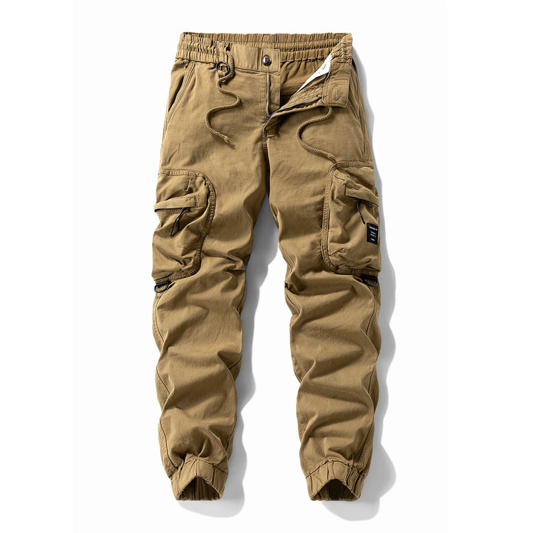 Mens Cargo Pants Autumn Winter Casual Mens Pant Baggy Regular Cotton Trousers Male Combat Military Tactical Pants Multi Pockets