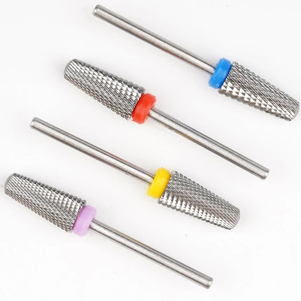 5 in 1 Tungsten Steel Nail Drill Bits Milling Cutter For Electric Nail Drill Manicure Machine Nail File Accessories Drill Bit