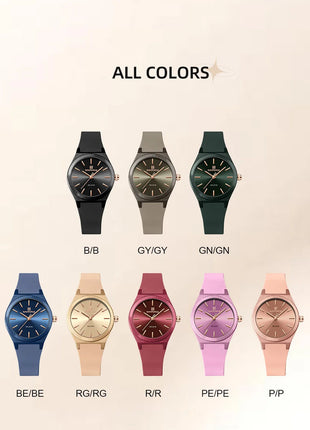 NAVIFORCE 2025 Orologi moda donna Orologio al quarzo Sport Cinturino in silicone Orologi da polso da donna Orologio semplice Regalo relogios feminino platinumshop