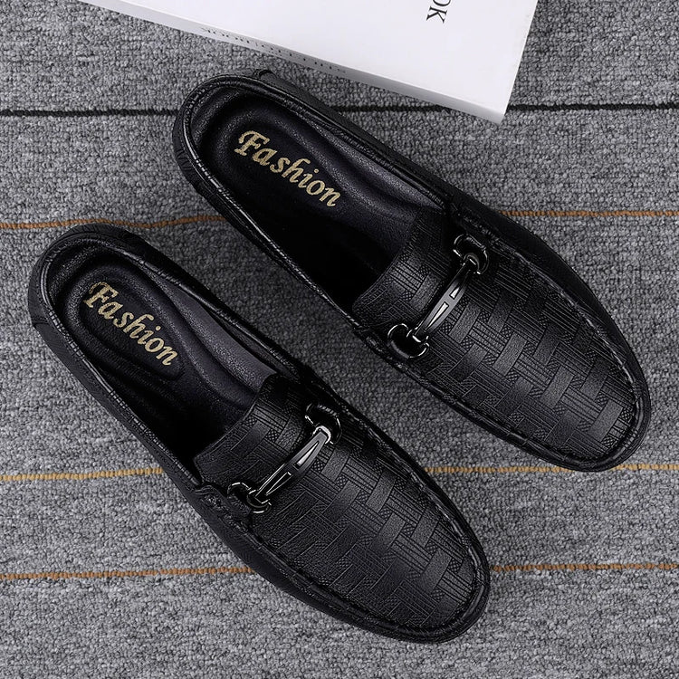 Nuovi Mocassini Neri da Uomo 2026, Scarpe in Pelle di Alta Qualità, Design Elegante, Suola Morbida, Comode Scarpe Casual