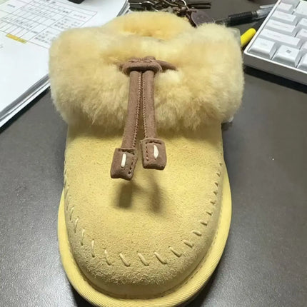 2026 New Vintage Thick-soled Warm-weather Women's Cotton Shoes, Fashionable Half-Ankle Cotton Boots