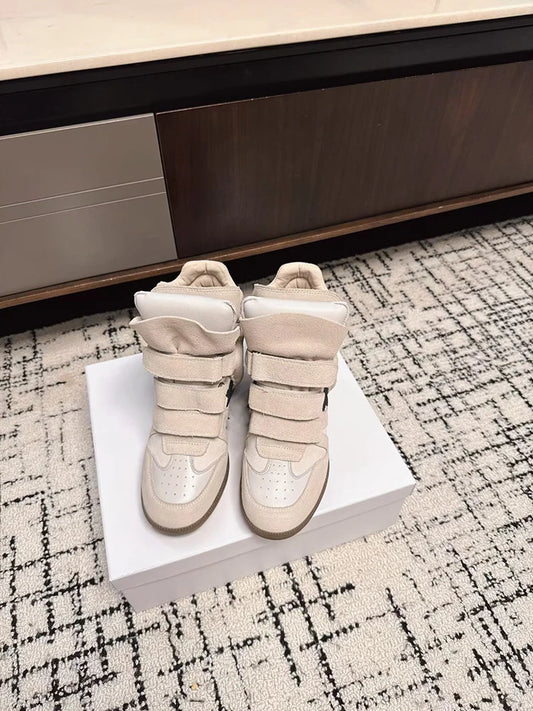 Winter  New Style Fashion Outdoors Sports Shoes Lace Up Patchwork Gao Bang  Anti-Skid Women's Sports Shoes