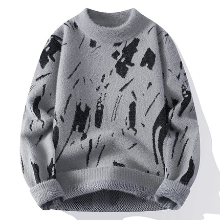 Autumn Winter Sweaters for male men O-neck sweater men Student youth sweaters  Men's Casual Knitwear Pullover Top
