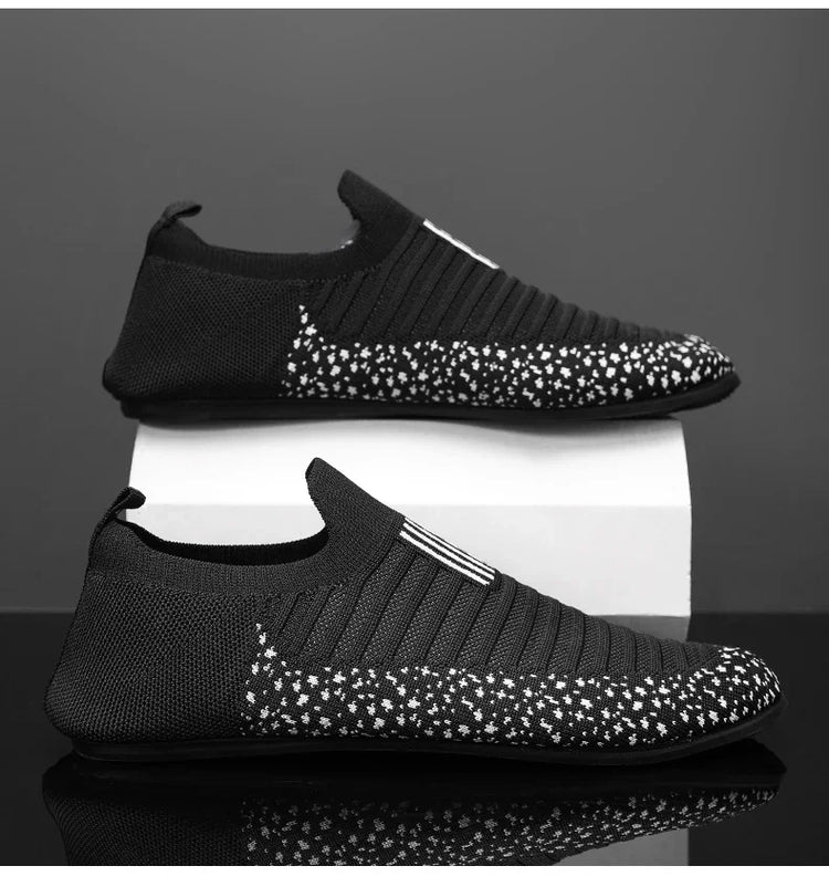 YRZL Mocassini in rete Mocassini da guida da uomo Appartamenti di alta qualità Scarpe da passeggio maschili Mocassini casual in mesh traspirante Scarpe estive da uomo