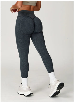Yoga Pants Impact Leggings Women Seamless Sports Yoga Pant High Waist Ribbed Gym Clothes Fitness Workout Wear Scrunch Bum Tights PlatiNum