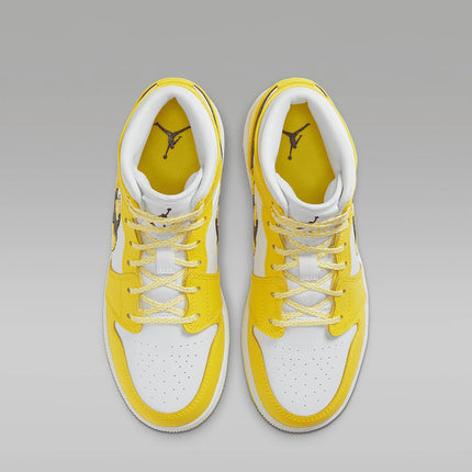 Nike Authentic AIR JORDAN 1 MID SE (GS) Scarpe da ginnastica casual per bambini da donna AV5174-700 platinumshop