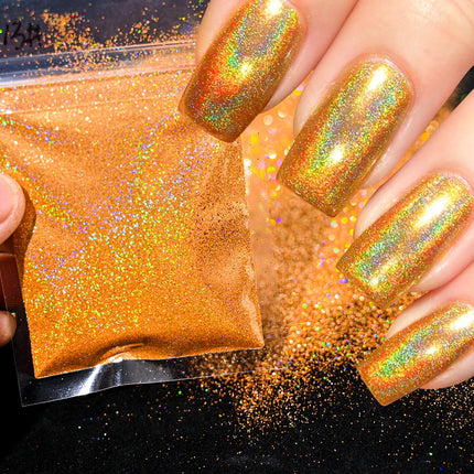 10g/Bag Glitter Snow White Nail Art Sugar Powder Sweater Laser Shiny Decoration Chrome Powder Woolen Candy Effect Nails 2027