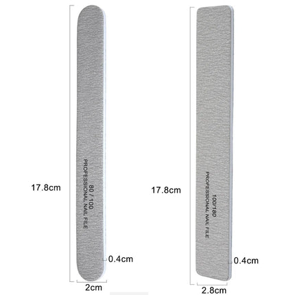 1000Pcs Big Size Nail Tools Nail Files for Nail Coarse File  Emery Board Manicure Nail Buffer