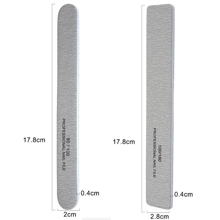 1000Pcs Big Size Nail Tools Nail Files for Nail Coarse File  Emery Board Manicure Nail Buffer