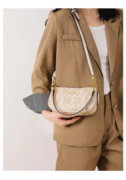 2025 New women's handbag,fashionable printed shoulder bag,classic pattern multifunctional crossbody bag,Designer Crossbody Bag