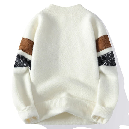 Winter Sweaters for male men thick O-neck sweater men Student youth sweaters autumn Men's wool Casual Knitwear Pullover