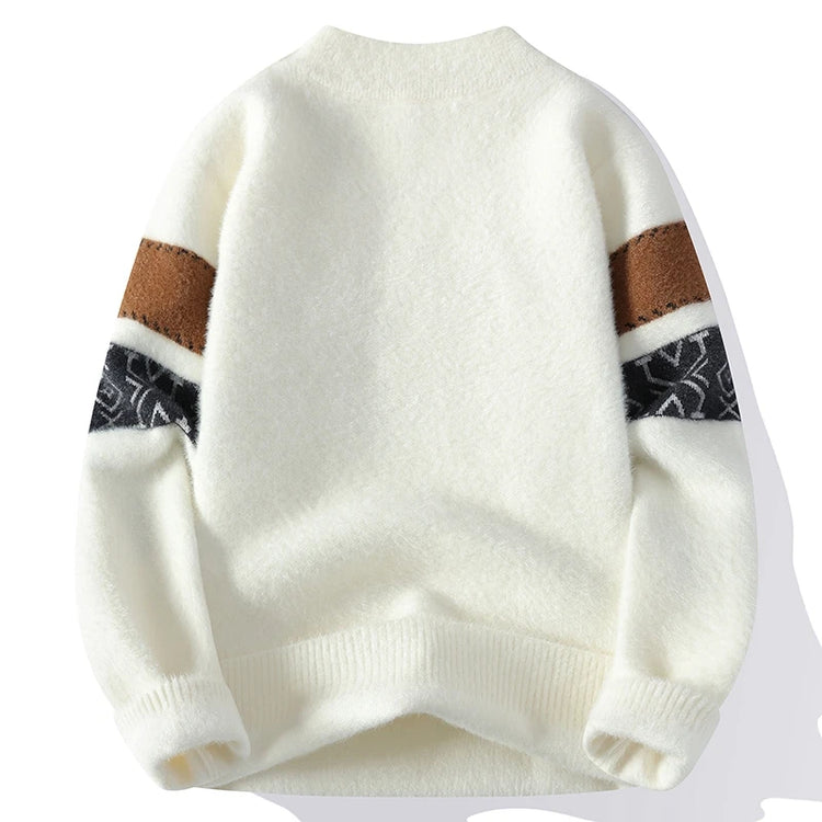 Winter Sweaters for male men thick O-neck sweater men Student youth sweaters autumn Men's wool Casual Knitwear Pullover