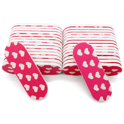 50Pcs Mini Double‑Sided Nail File Sanding Block Colorful Foam Polishing Board For Manicure Pedicure Nail Beauty Work