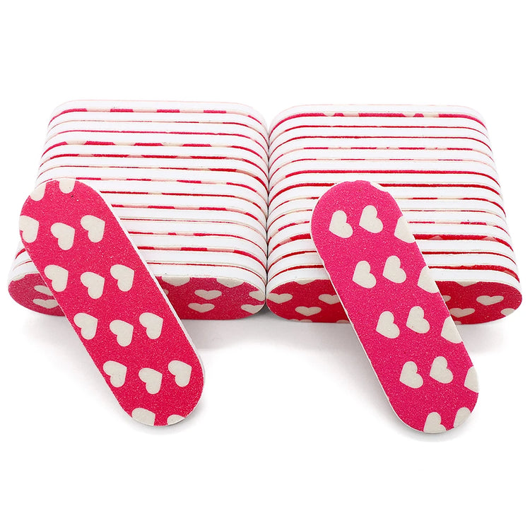 50Pcs Mini Double‑Sided Nail File Sanding Block Colorful Foam Polishing Board For Manicure Pedicure Nail Beauty Work