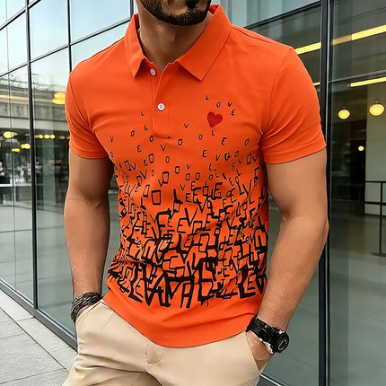 Men's Summer Short Sleeve Polo, Henley Collar T-Shirt, Solid Color T-Shirts, T-Shirt T11