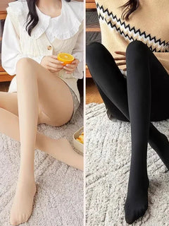 Winter Thermal Thicken Leggings Super Thick High Stretch Lambwool Leggings Fleece Lined Tights Sexy Skinny Fitness Woman Pants
