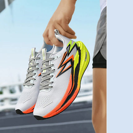 2026 NEW Men Sports Running Shoes Off Marathon Breathable Light Comfortable Women Athletic Sneakers Jogging Tenis Air Cushion PlatiNum