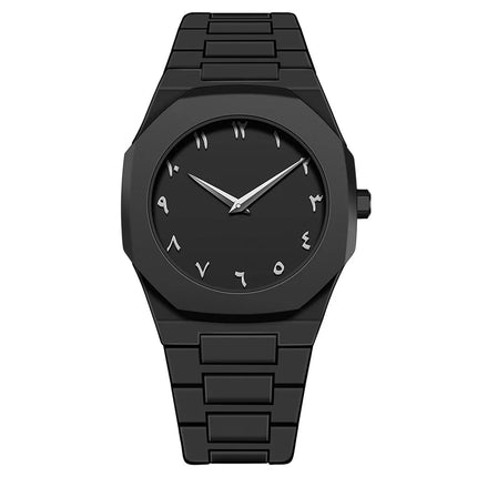 Orologio al quarzo dal design minimalista per uomo, casual, leggero, cinturino in plastica, impermeabile, sportivo, da lavoro, orologio creativo da uomo platinumshop