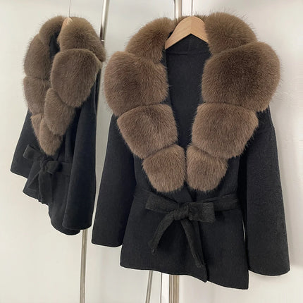 Fur Coat Eco-friendly Winter Clothes Woman Jacket with Fur Korean Reviews Many Clothes Outer Coat Ladies Outerwears Faux Fur
