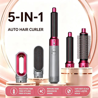 5 In 1 Multi Styler New Design Hair Dryer for Hair 5 in 1 Styler with Curling Barrel Hot Air Brush Styling Tool MultiStyler
