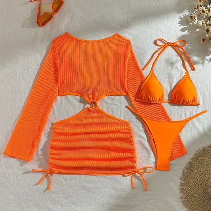 2026 Bikini sexy Costumi da bagno femminili Costumi da bagno a tre pezzi da donna Costumi da bagno da spiaggia Costumi da bagno Bikini brasiliano Set Bagnante da piscina platinumshop