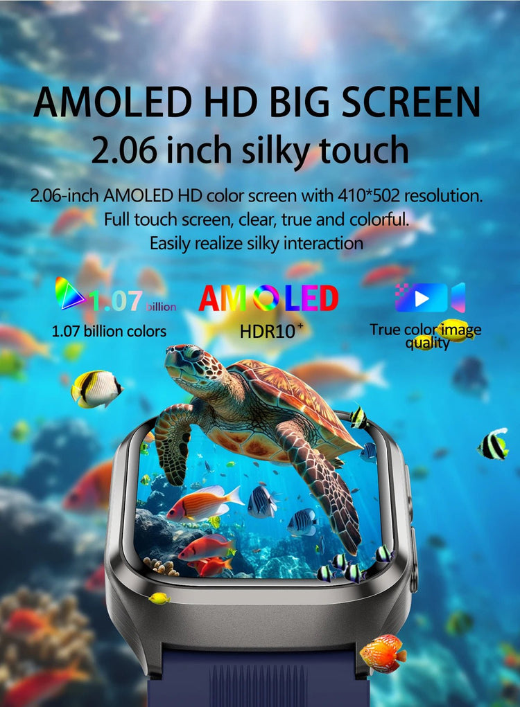 2026 Nuovo aggiornamento AI diagnostico Airbag pressione sanguigna precisa salute SmartWatch acido urico ECG lipidi nel sangue Smartwatch uomo donna platinumshop
