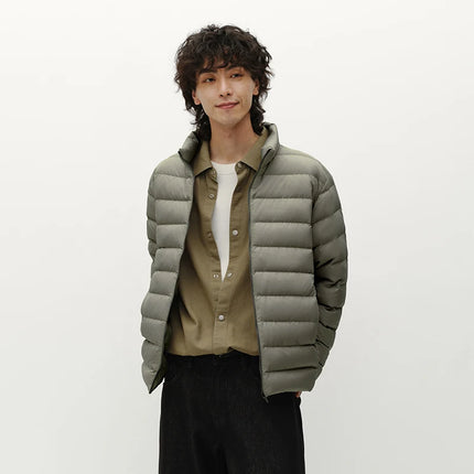 Semir Men Down Jacket Lightweight Build 90 Percent Down Fill Stand Collar 2026 Winter Warm Insulation Cold Weather