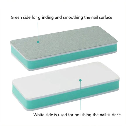 10Pcs Dual-Sided Nail Buffing Blocks Professional Nail Care Multi-Functional Polishing Tools for Beauty Salon Shine Enhancing