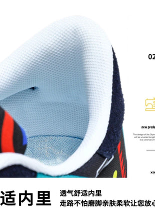 Nuove Scarpe Estive alla Moda per Uomo, Sneakers Sportive Antiscivolo da Passeggio, Scarpe Casual in Tela con Motivi, Zapatos Maschili