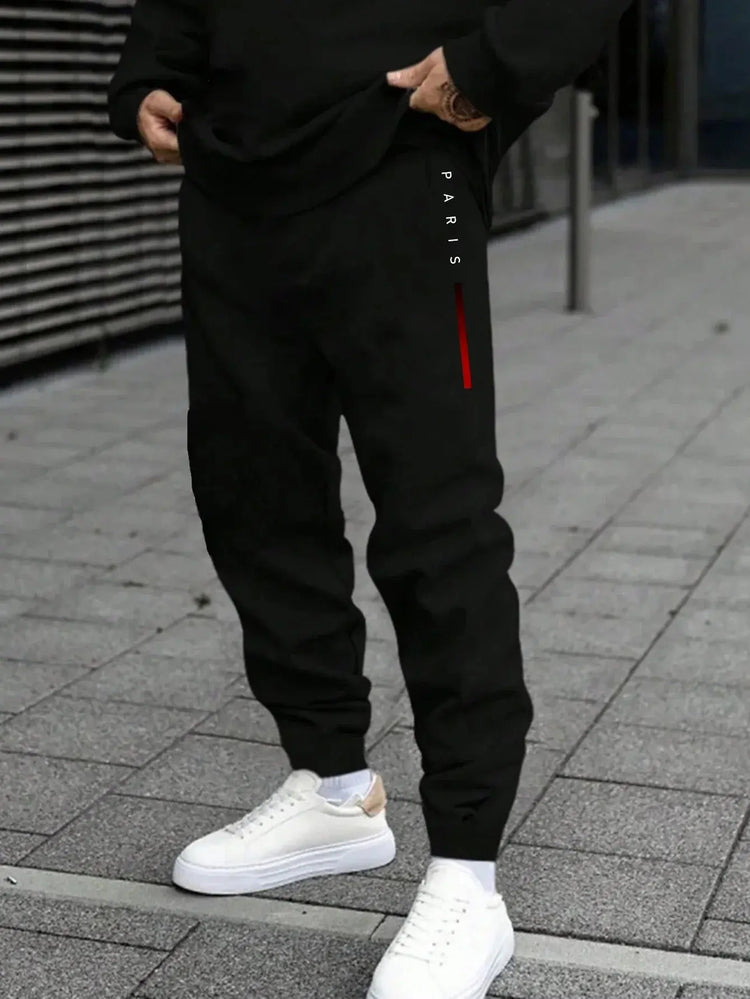 1pc/2pcs Daily Casual Sweatshirts Sweatpants Plus Size Men's Set 7XL 6XL Autumn Winter Fashion Sports Tracksuit Hoodies Trousers PlatiNum