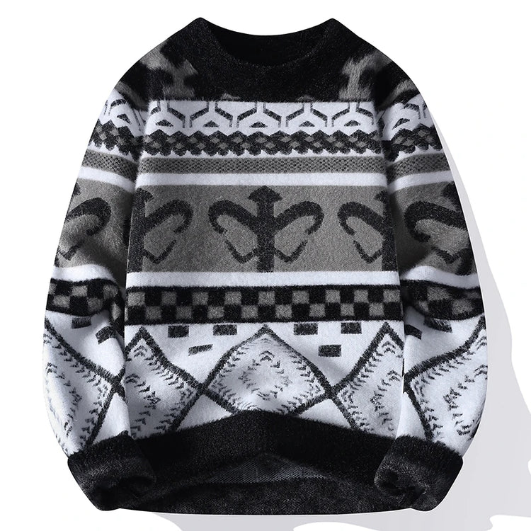 Winter Sweaters for male men thick O-neck sweater men Student youth sweaters autumn Men's wool Casual Knitwear Pullover