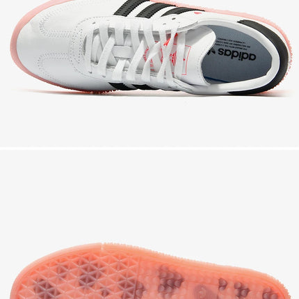 Scarpe da ginnastica casual con plateau da donna Adidas ufficiale autentiche SAMBA ROSE EF4965