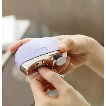 2 In 1 Electric Nail Clippers Manicure Anti-Splash Nail Trimmer For Baby Finger Toe Scissors Pedicure Thick Nails Cutter Tools