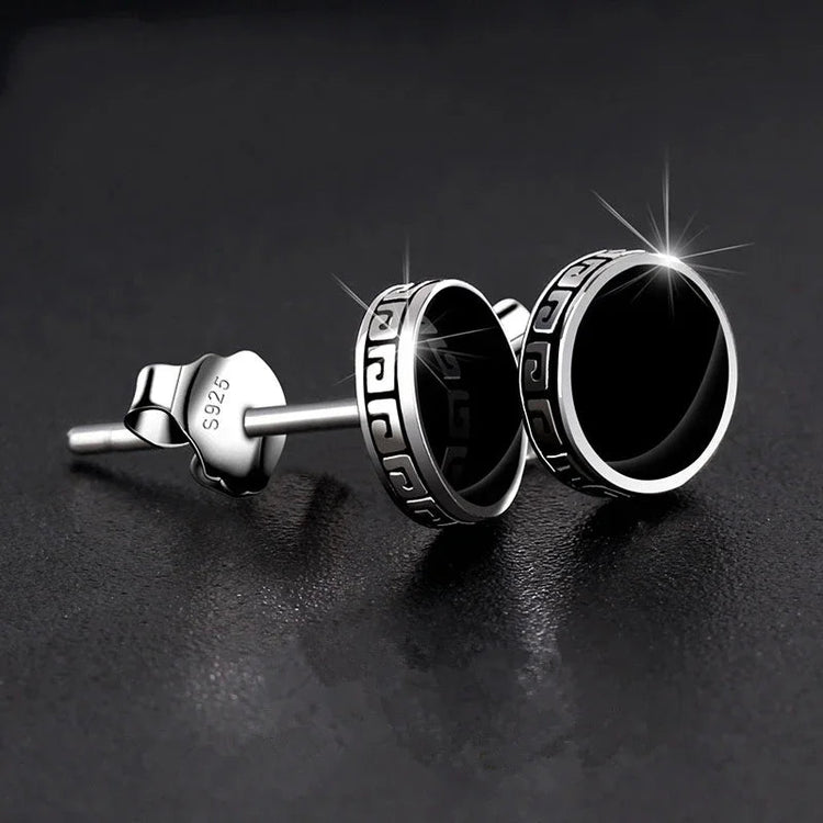 Lihong Orecchini in argento 925 personalizzati Orecchini singoli da uomo Gioielli hip-hop punk di strada platinumshop