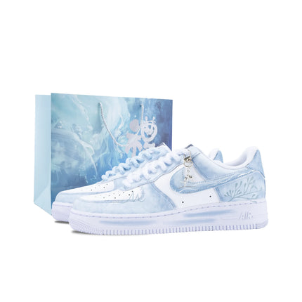 Nike Air Force 1 Fairy Spirit Abrasion Resistant Low top Skateboard Shoes Unisex Blue White