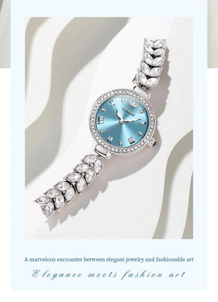 OLEVS 9971 orologio al quarzo per donna scala romana abito elegante orologio da donna moda impermeabile luminoso orologio a mano di lusso originale platinumshop
