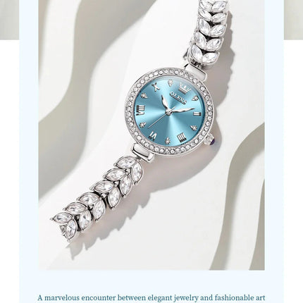 OLEVS 9971 orologio al quarzo per donna scala romana abito elegante orologio da donna moda impermeabile luminoso orologio a mano di lusso originale platinumshop