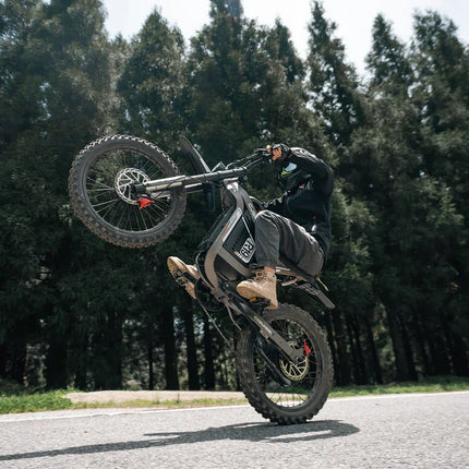 COSWHEEL R19 Bicicletta Elettrica 72V 40AH con Batteria al Litio, E-bike da Montagna per Adulti 9000W, Ciclomotore Elettrico da Uomo, E-truck da Strada