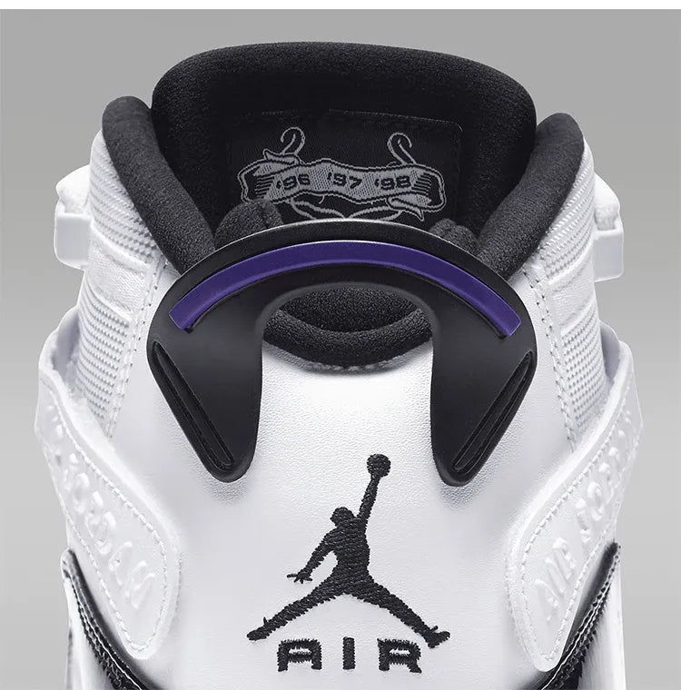 Nike Official Genuine JORDAN 6 RINGS Men's Sports Shock Absorption Basketball Shoes 322992-104