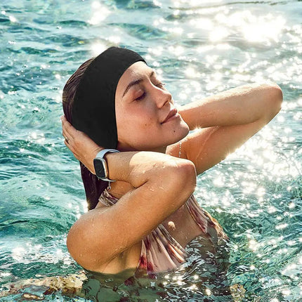 Kids and Adults Swimming Headband, Adjustable Waterproof Ear Band for Swimming and Diving, Ear Protection