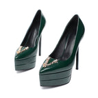blackish green