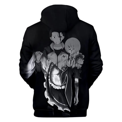 Harajuku Hip Hop Comfortable Re ZERO Rem Ram 3D print Hoodies Sweatshirts Men/Women Sweatshirt Adult/Child Casual Pullovers