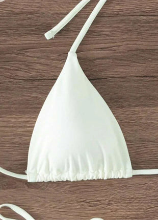 Costume da Bagno Sexy con Fiori e Fascia, Bikini a Perizoma 2025, Costumi da Bagno Donna con Lacci, Set Bikini Brasiliano, Biquini Mujer platinumshop