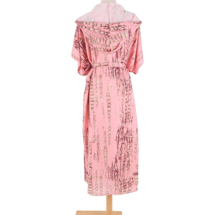 Costume da bagno donna copricostume lungo Kimono da spiaggia orlo curvo allentato aperto davanti Tie Dye abbigliamento da spiaggia platinumshop