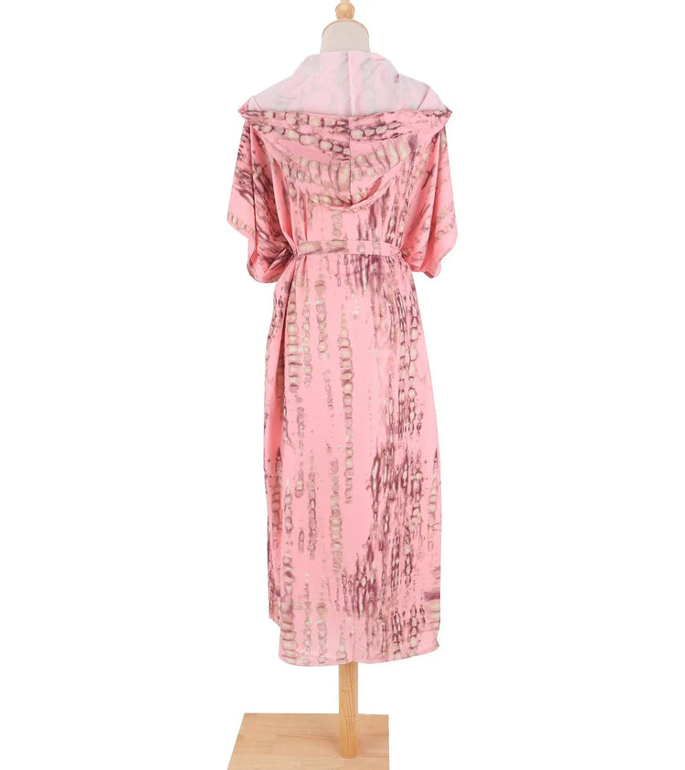 Costume da bagno donna copricostume lungo Kimono da spiaggia orlo curvo allentato aperto davanti Tie Dye abbigliamento da spiaggia platinumshop