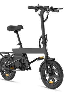 Bicicletta Elettrica REGALANGEL B20 Mini, Motore 250W, Batteria 36V 7.8AH, E-bike Urbana per Adulti, Pneumatici da 14 Pollici
