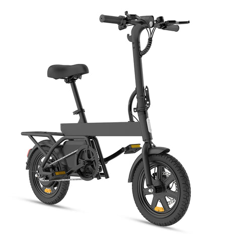 Bicicletta Elettrica REGALANGEL B20 Mini, Motore 250W, Batteria 36V 7.8AH, E-bike Urbana per Adulti, Pneumatici da 14 Pollici